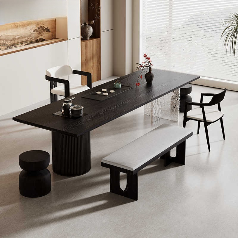Home Office Guest Room - Meja Teh Kayu Solid Wabi Sandy