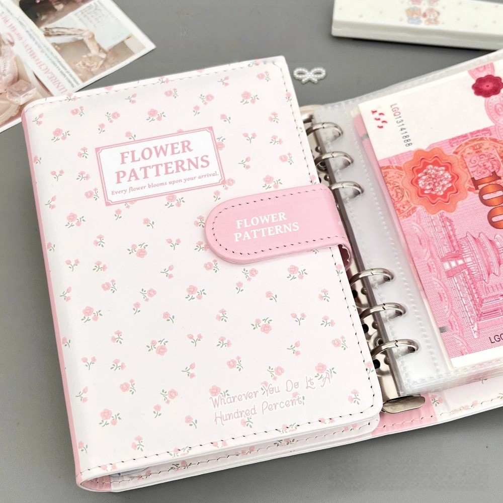 Home Office Budget - Binder Penghemat Uang Kulit PU Baru