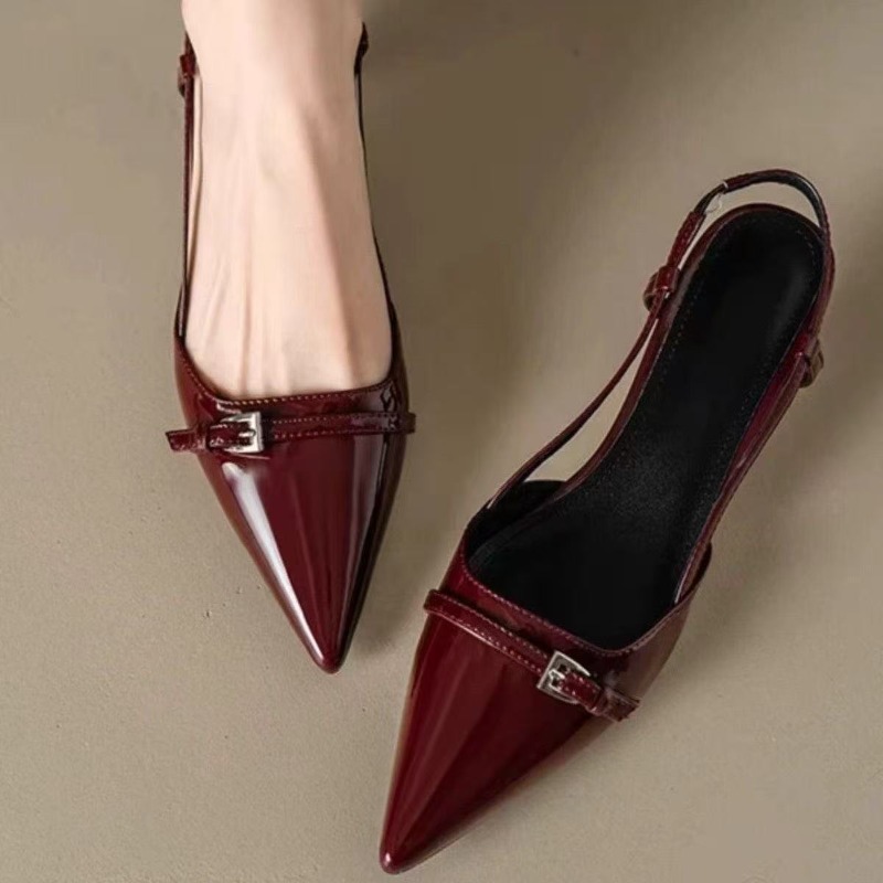 Home Office Makeover - Sepatu Wanita Musim Panas Baru, Kulit