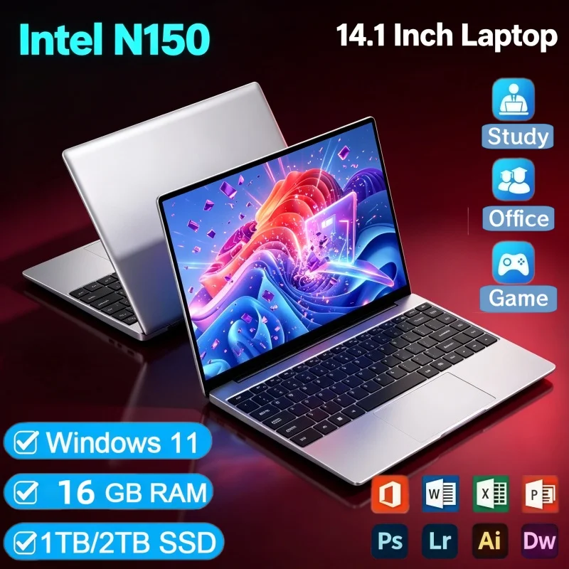 Home Office Budget - Laptop Ultra Tipis Murah 14.1'' Intel