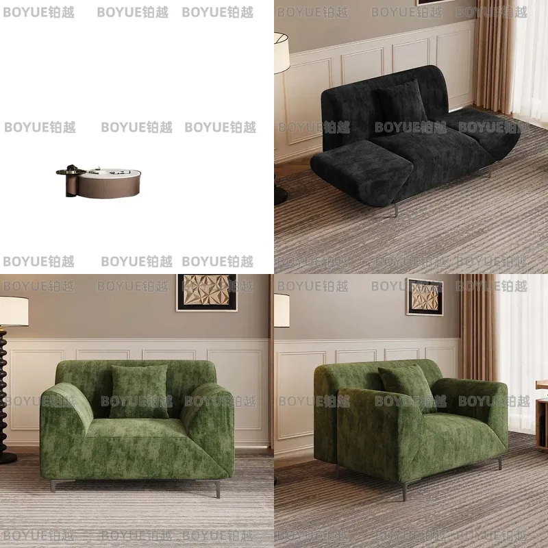 Home Office Guest Room - Sofa Bed Kain Mewah untuk Ruang