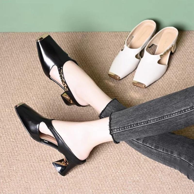 Home Office Makeover - Sandal Hak Tinggi Wanita, Sepatu Mules