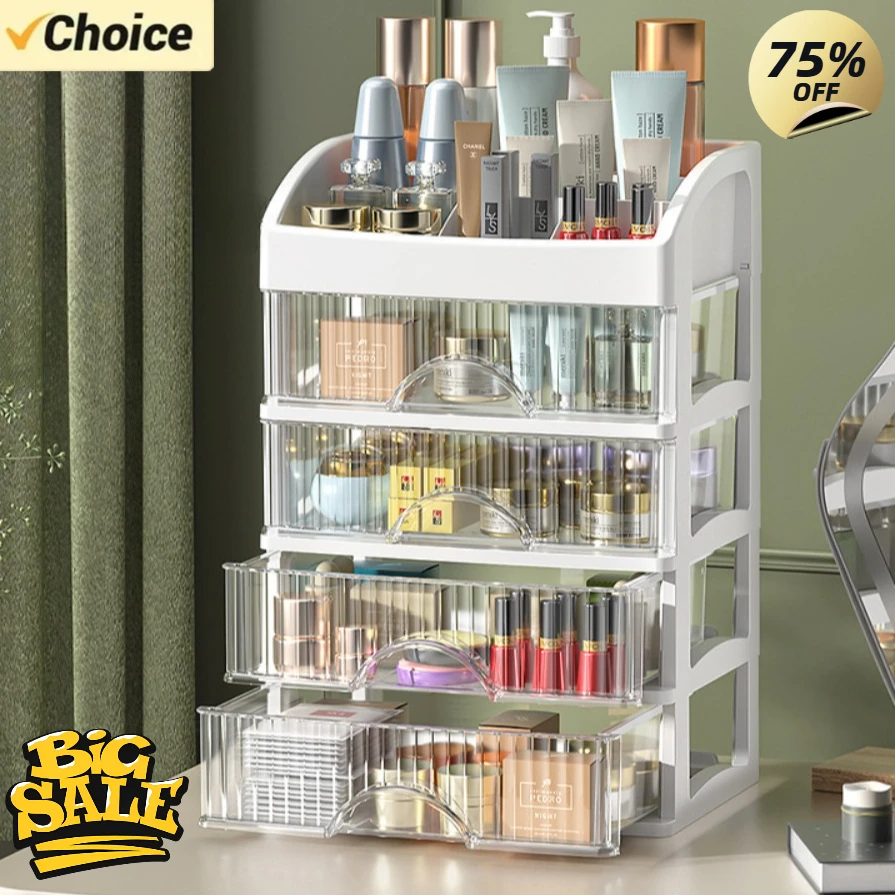 Home Office Hidden Desk - Kotak Penyimpanan Makeup 5 Lapis Baru