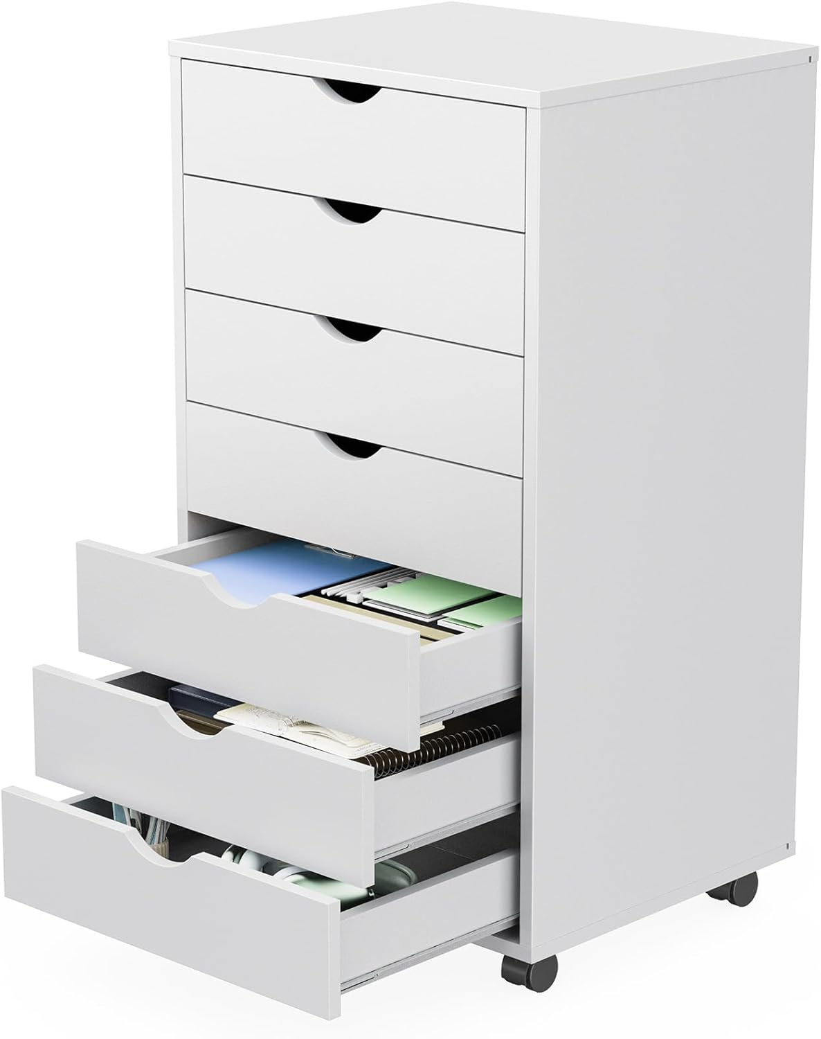 Desk Drawer Small - Lemari Penyimpanan Beroda 7 Laci, Lemari