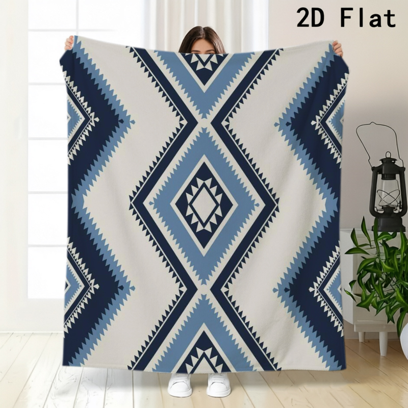 Home Office Guest Room - Selimut Berbordir Berlian Gaya Navajo untuk