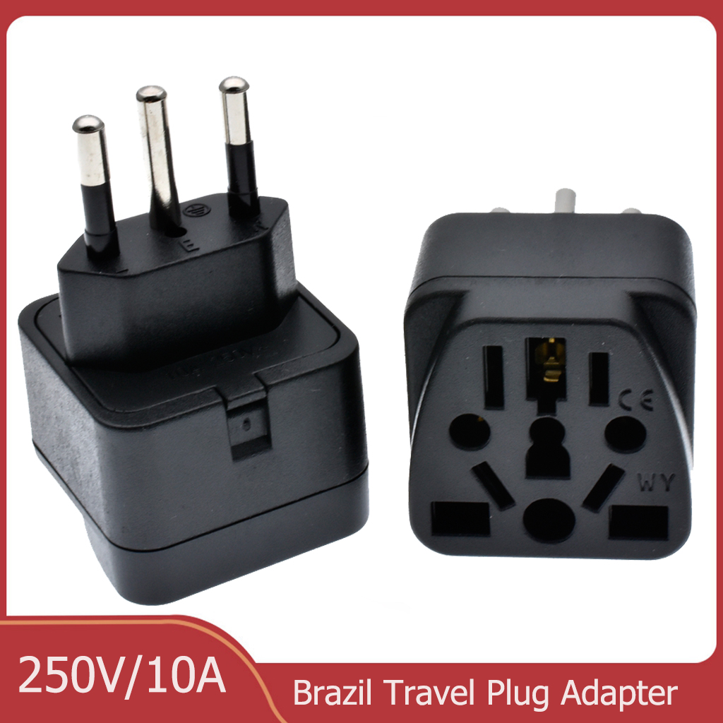 Home Office Uk - Adaptor Steker Brasil Universal 3 Pin
