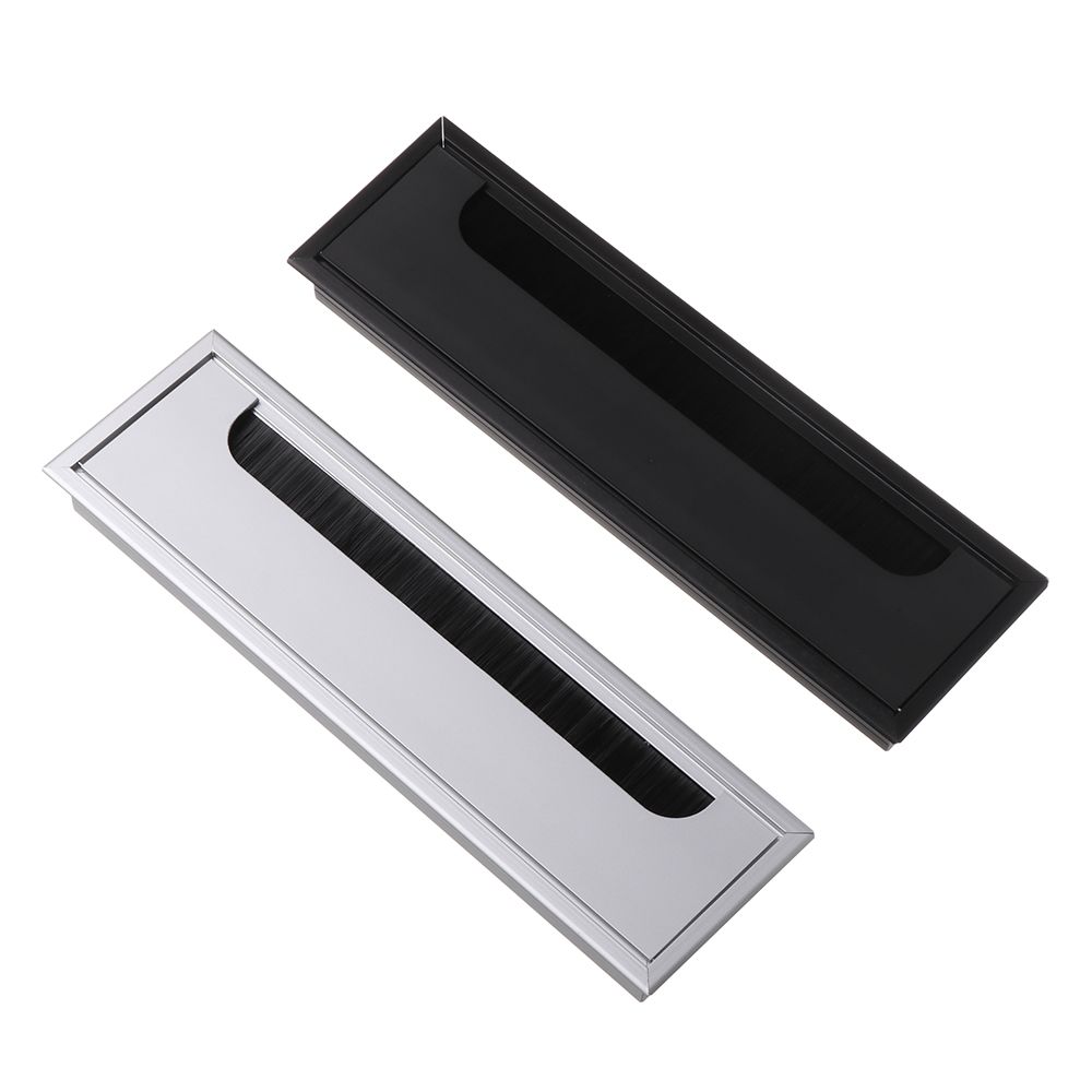 Home Office Hidden Desk - Lubang Penutup Lubang Grommet Paduan Aluminium