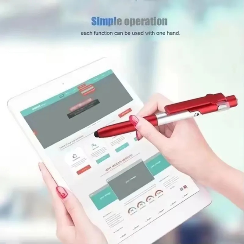 Pena Bolpoin Multifungsi 4 in  - Home Office Inspiration ulasan dan harga