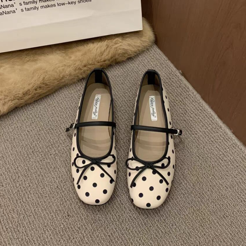 Sepatu Flat Desainer Pita Moti - Home Office Makeover ulasan dan harga