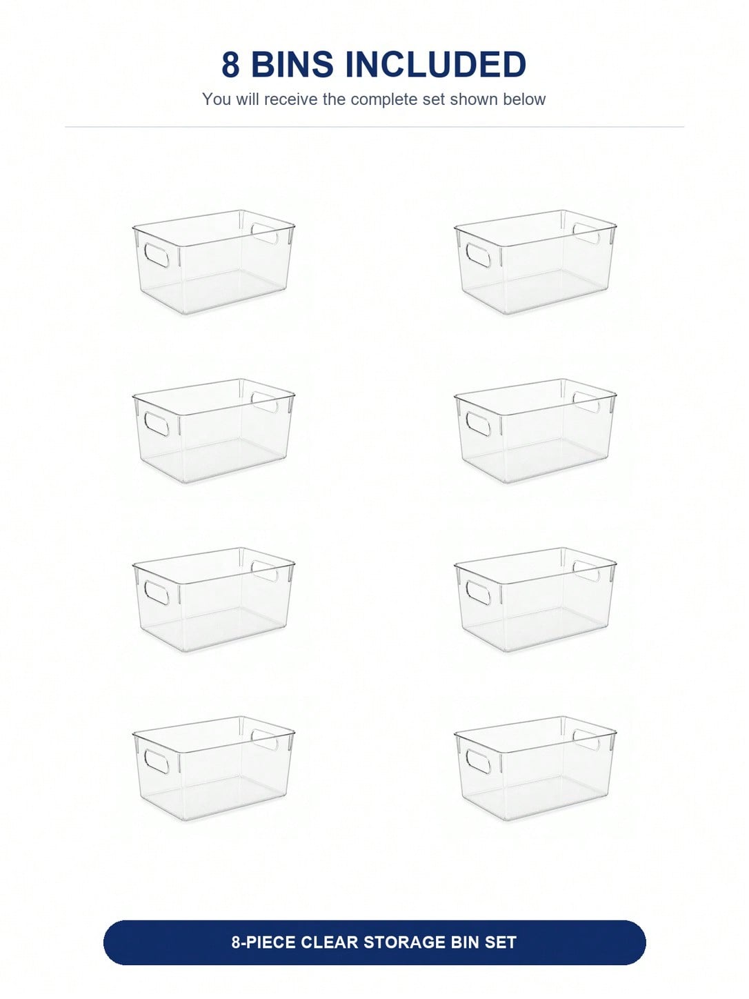 8-Pack Kotak Penyimpanan Trans - Home Office Setup ulasan dan harga