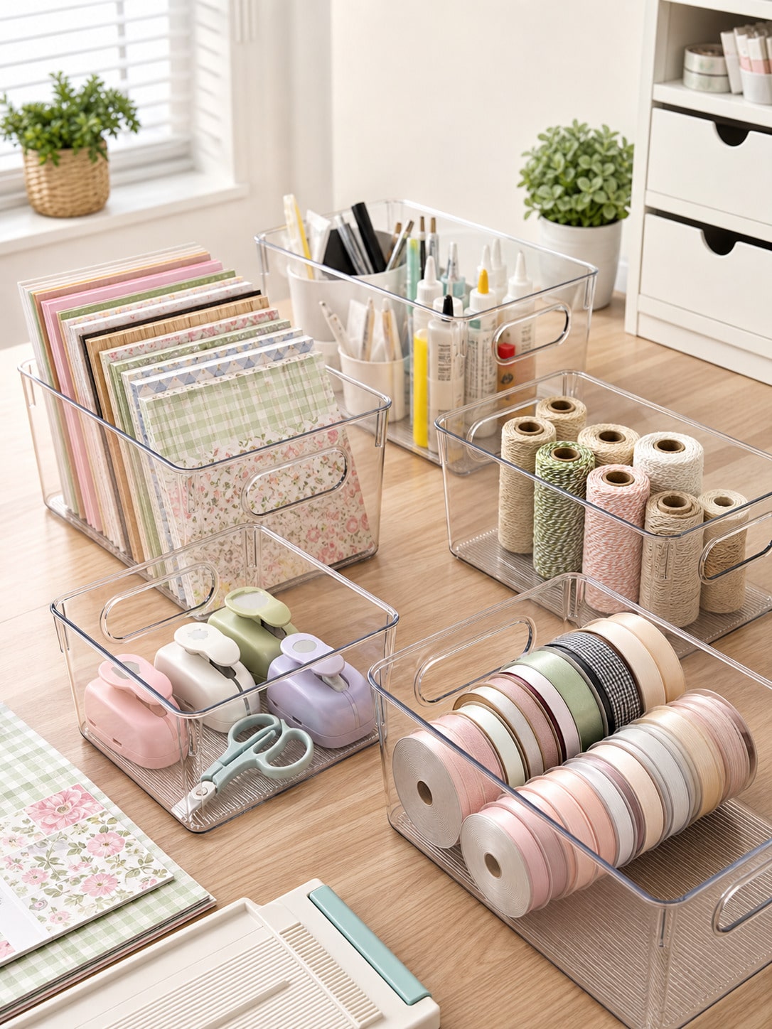 8-Pack Kotak Penyimpanan Trans - Home Office Setup ulasan dan harga