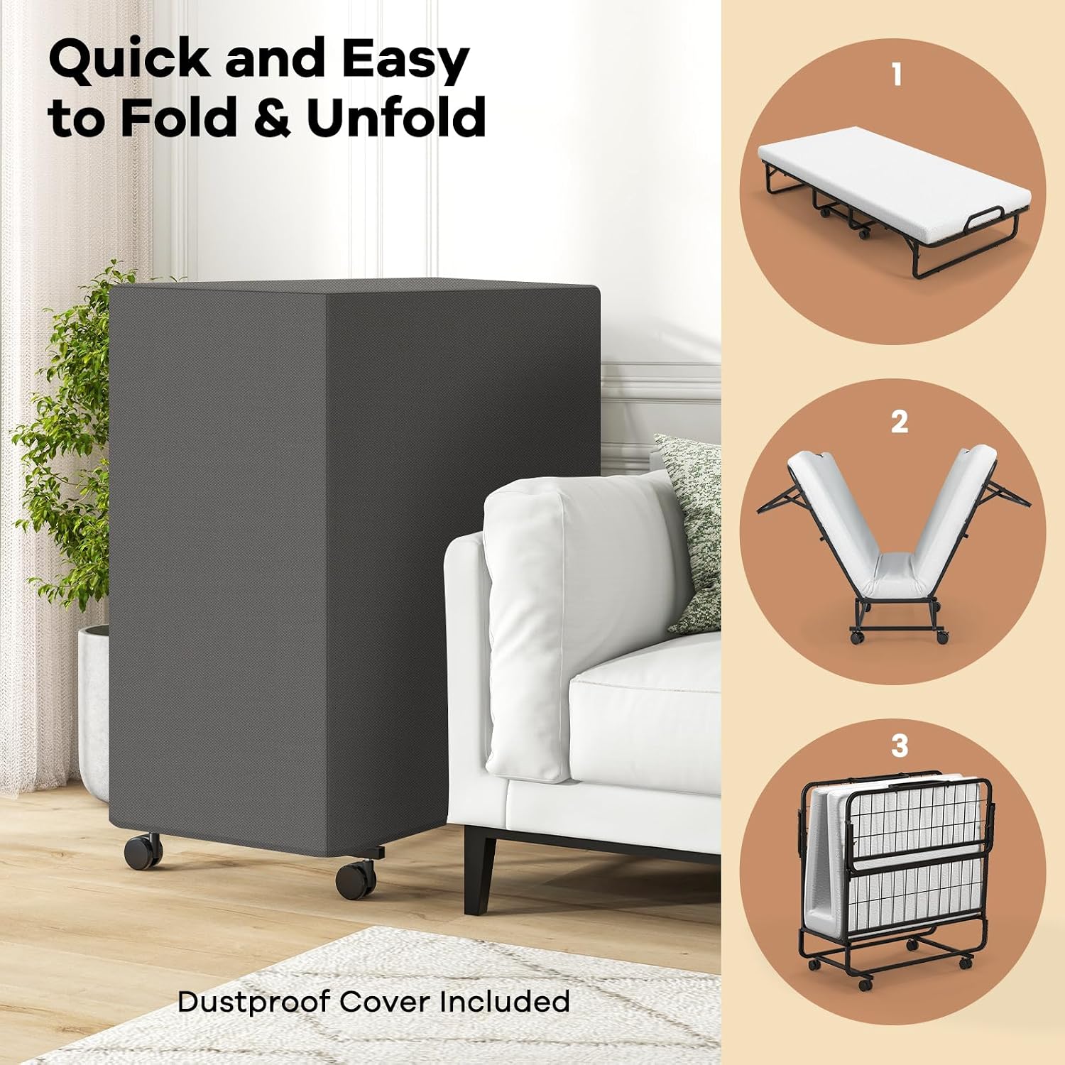 Tempat Tidur Lipat 75 Inci den - Home Office Guest Room ulasan dan harga