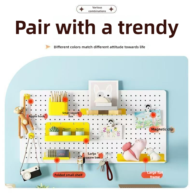 Papan Lubang DIY Pelat Logam R - Home Office Organization ulasan dan harga