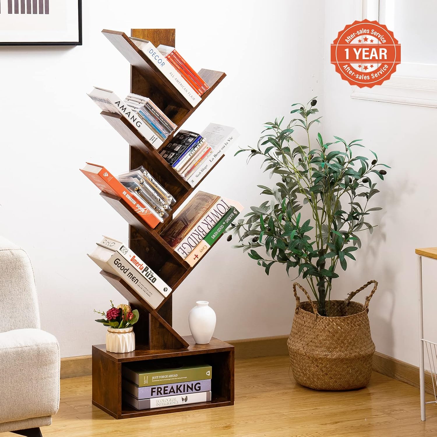 Rak Buku Yoobure Tree - Rak Bu - Home Office Bookshelves ulasan dan harga
