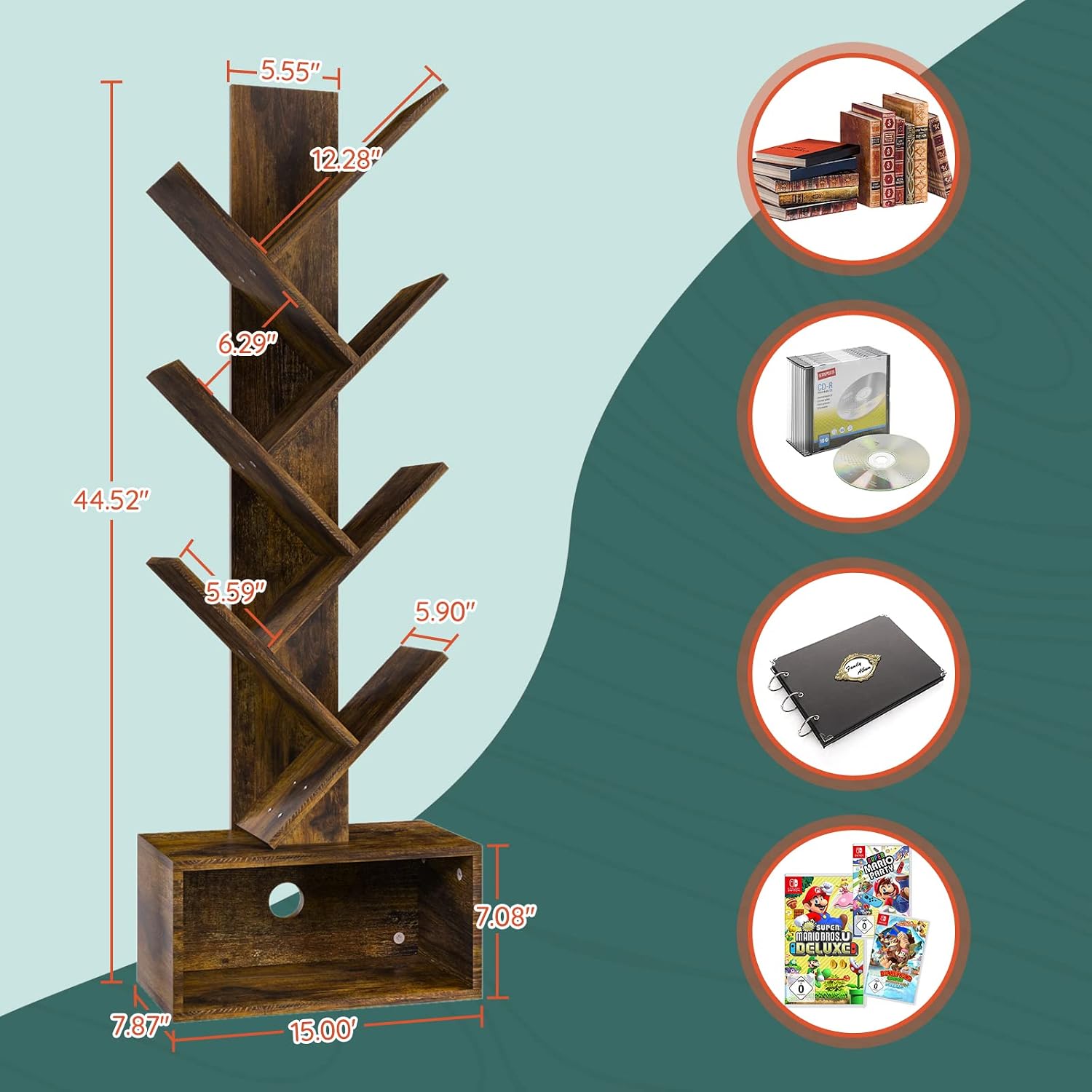 Rak Buku Yoobure Tree - Rak Bu - Home Office Bookshelves ulasan dan harga