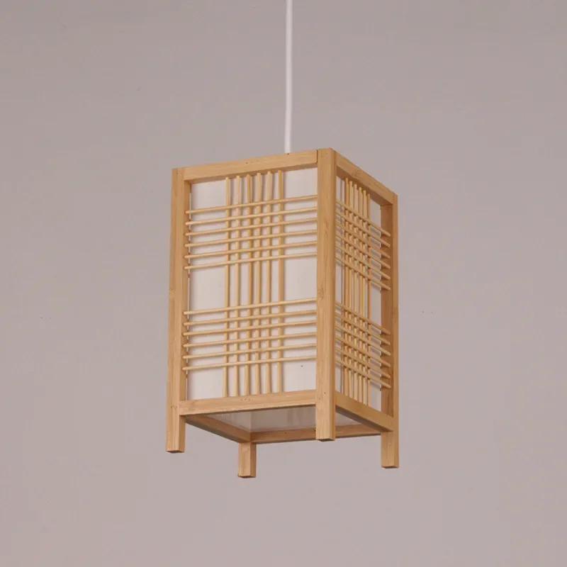 Lampu gantung bambu Retro, lam - Home Office Guest Room ulasan dan harga
