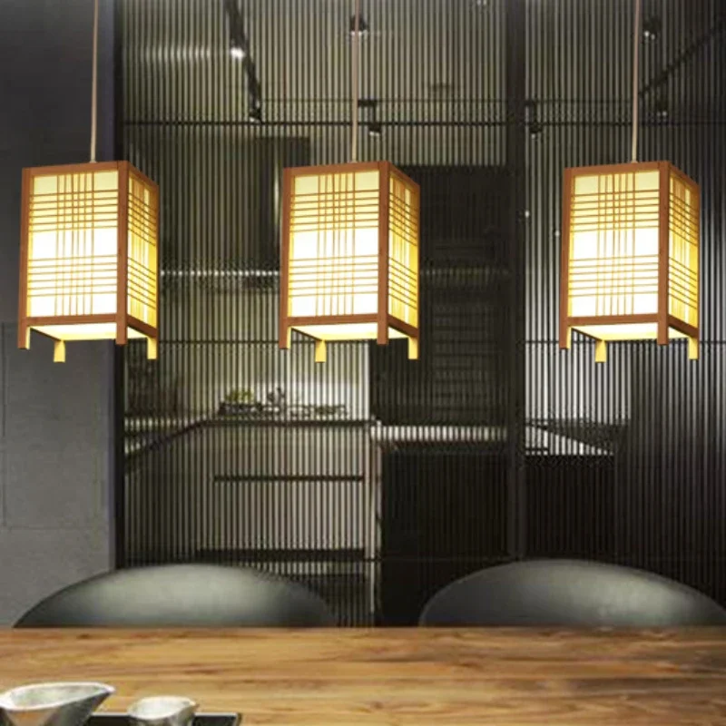 Lampu gantung bambu Retro, lam - Home Office Guest Room ulasan dan harga