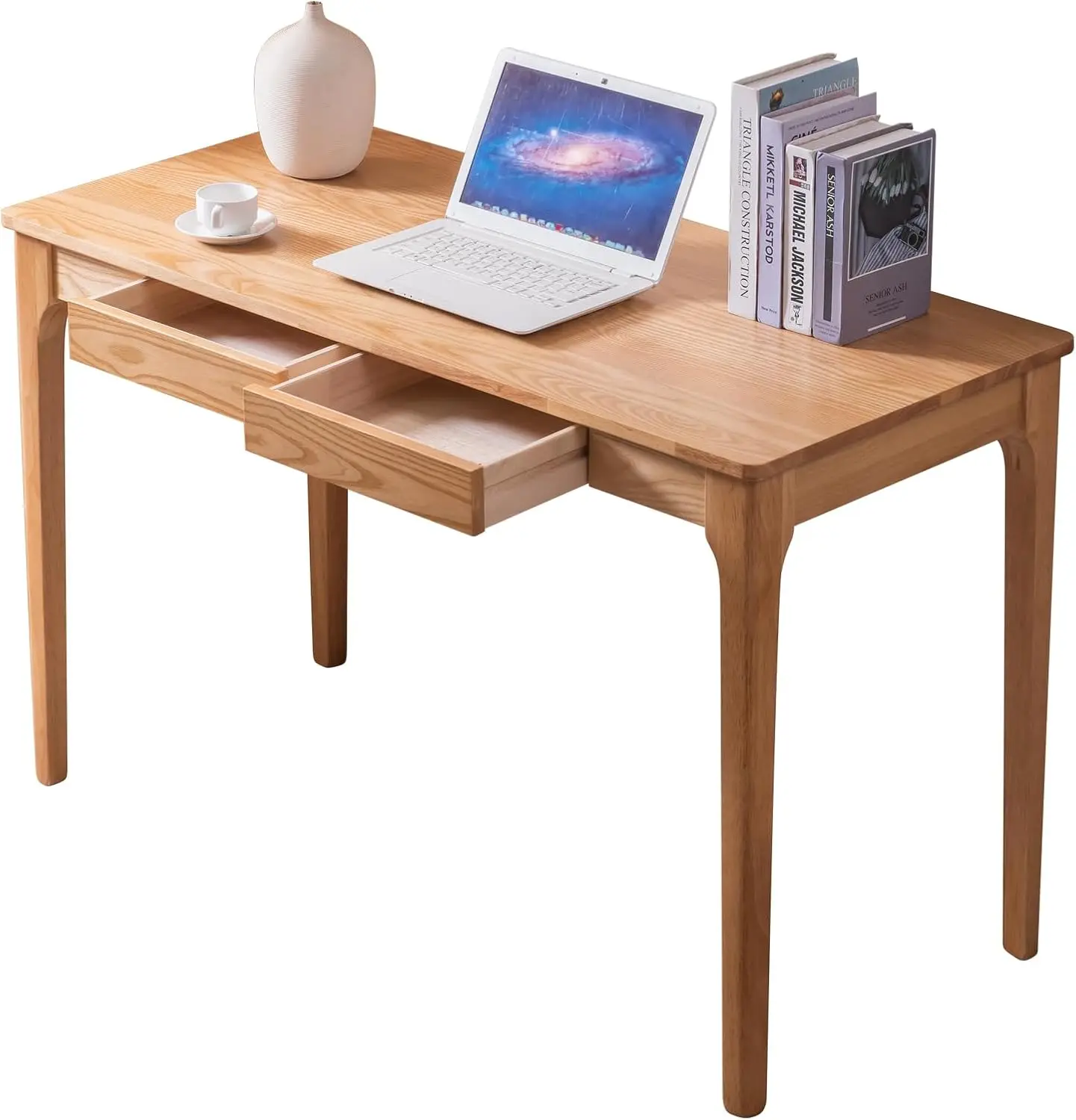 Meja Kayu Solid dengan Laci, M - Desk Drawer Small ulasan dan harga