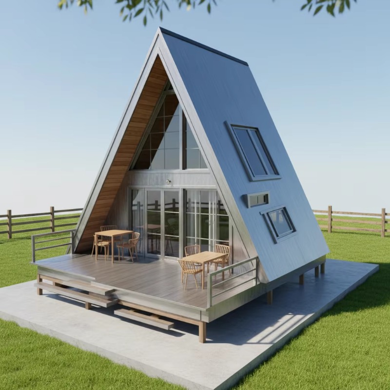 Rumah Prefab Segitiga Kustom T - Home Office Guest Room ulasan dan harga