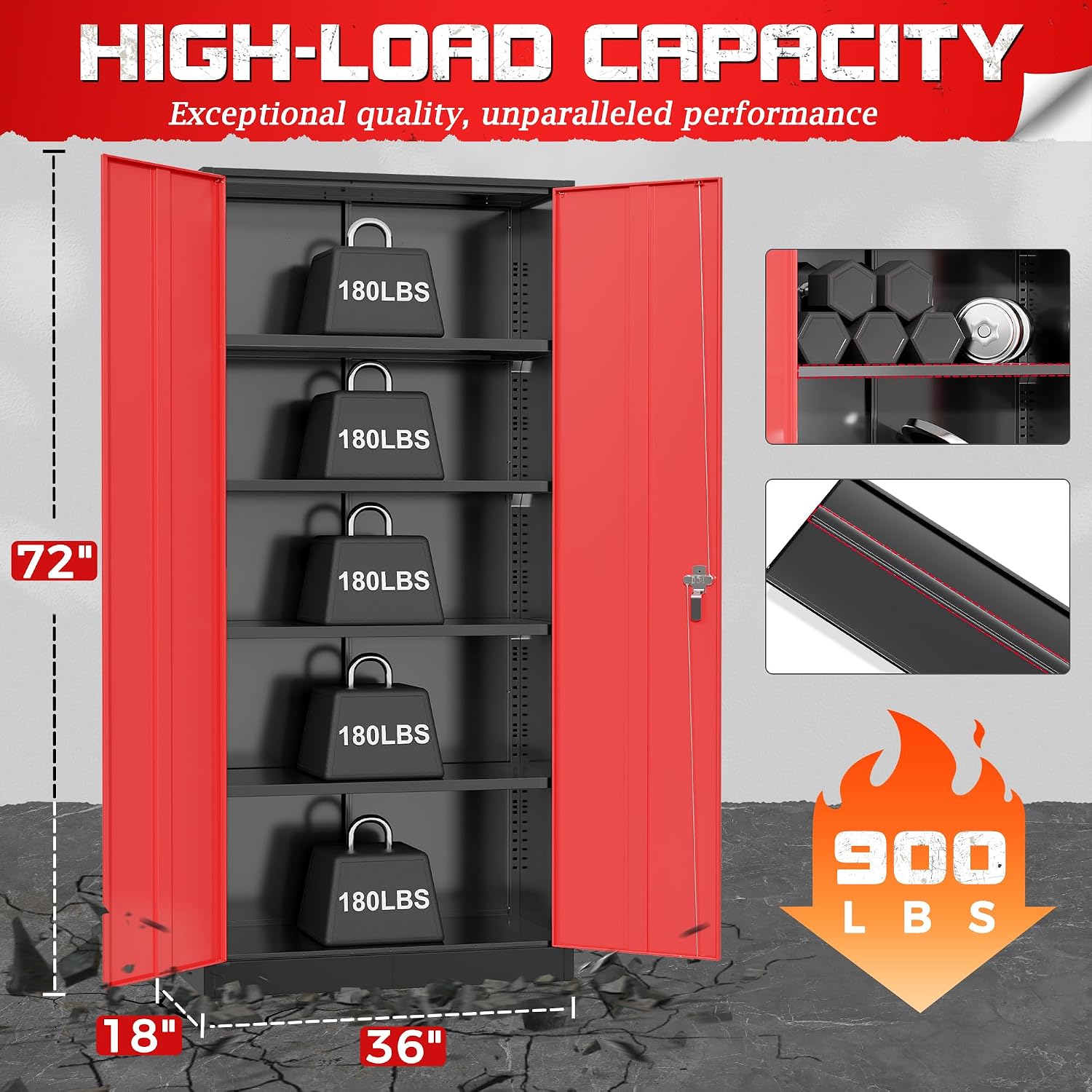 Lemari Penyimpanan Logam Tugas - Home Office Organization ulasan dan harga