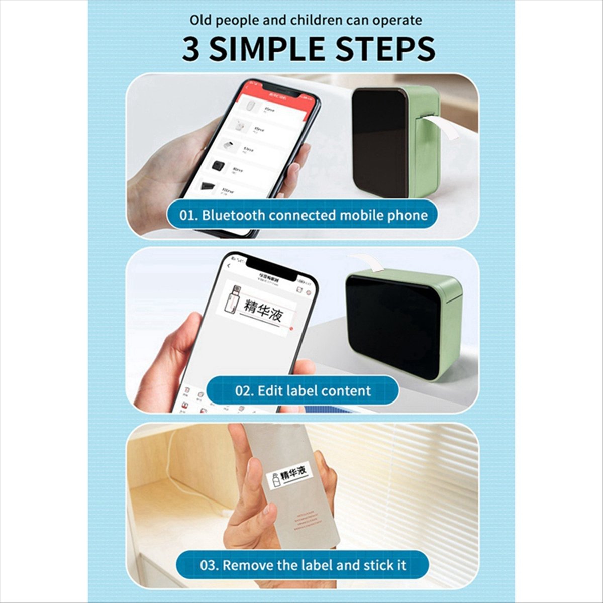 Cocok untuk Printer Label Nirk - Label Maker Machine ulasan dan harga