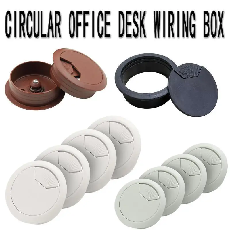 Penutup Lubang Kabel Meja 50/6 - Home Office Hidden Desk ulasan dan harga