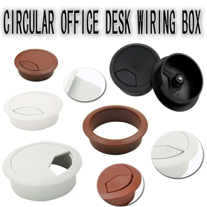 Penutup Lubang Kabel Meja 50/6 - Home Office Hidden Desk ulasan dan harga
