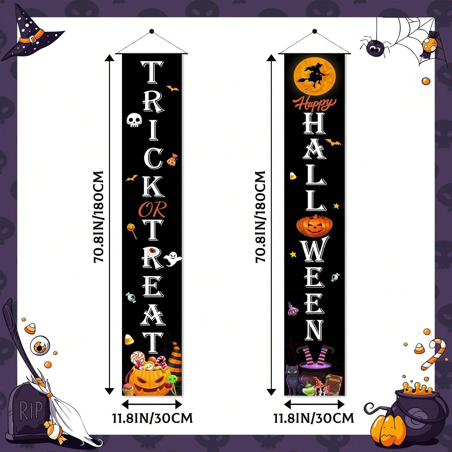 Dekorasi Pintu Halloween |   T - Home Office Backdrop ulasan dan harga