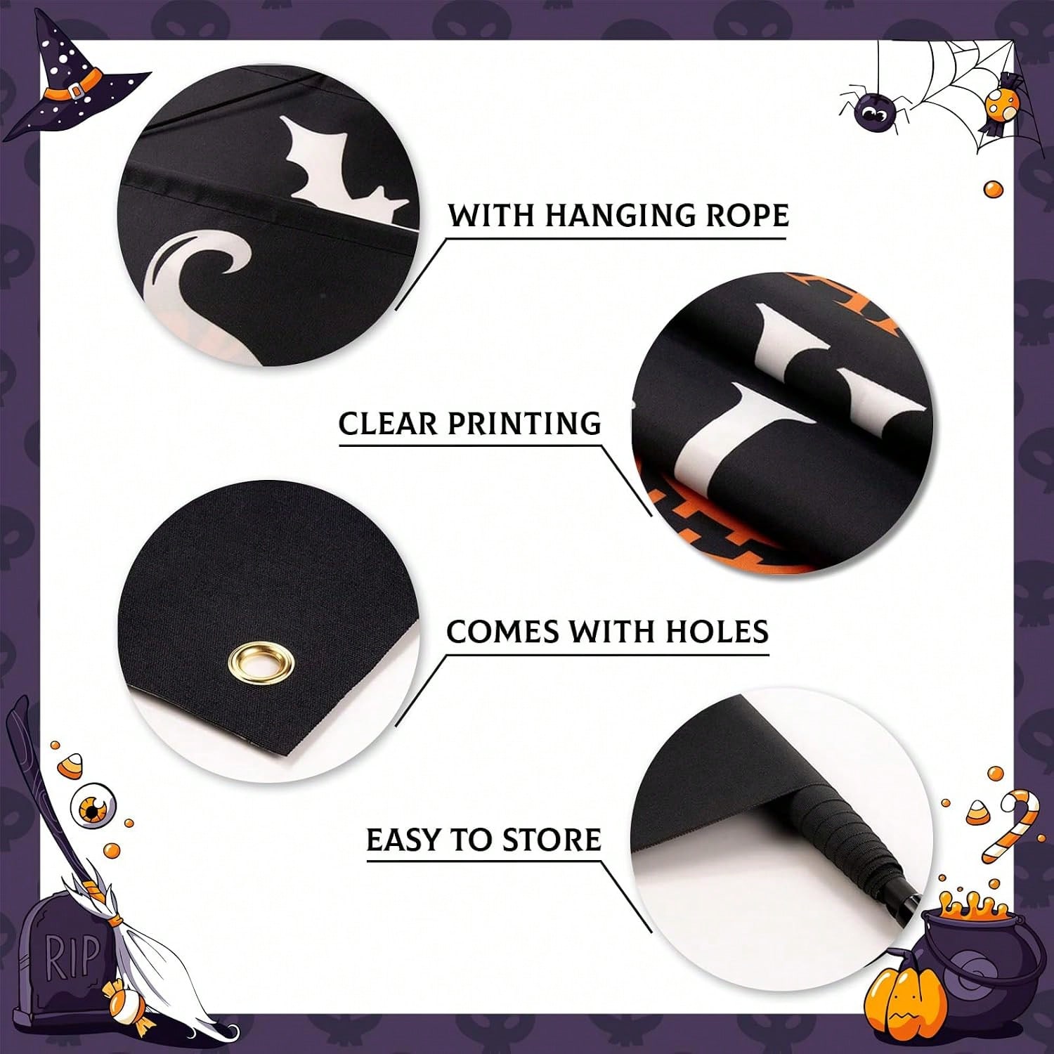 Dekorasi Pintu Halloween |   T - Home Office Backdrop ulasan dan harga