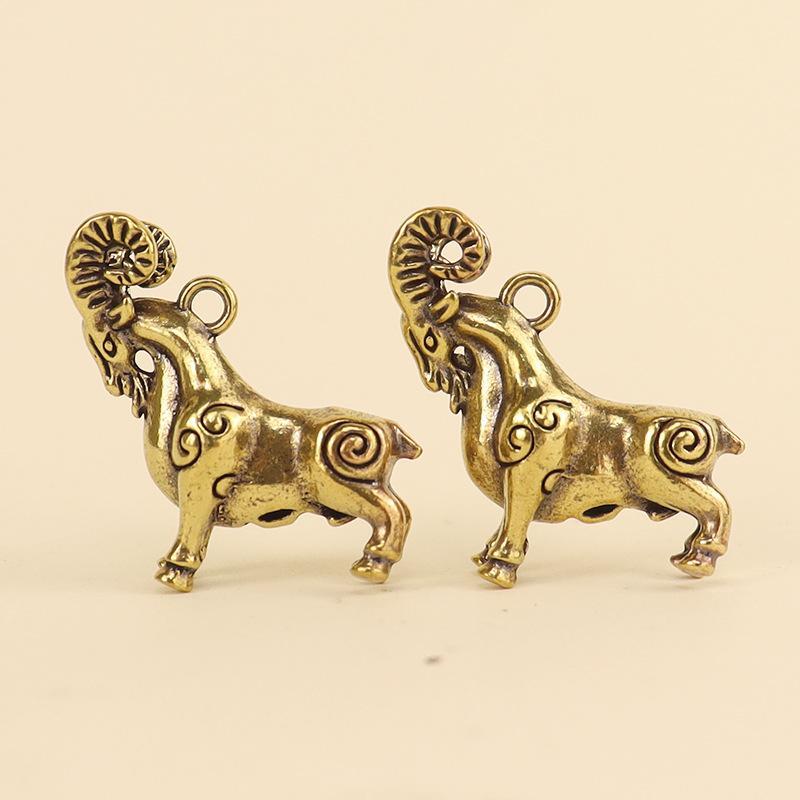 Ornamen Liontin Domba Kuningan - Home Office Bookshelves ulasan dan harga