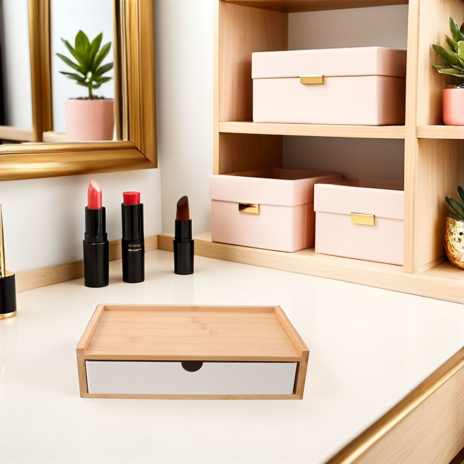 Kotak Penyimpanan Meja Kerja d - Desk Drawer Small ulasan dan harga