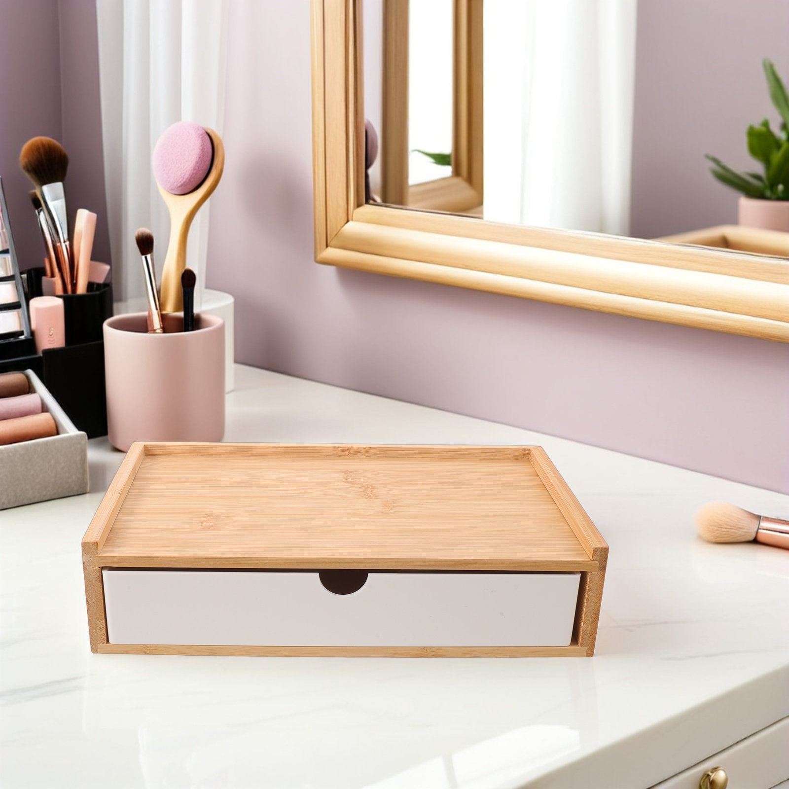 Kotak Penyimpanan Meja Kerja d - Desk Drawer Small ulasan dan harga