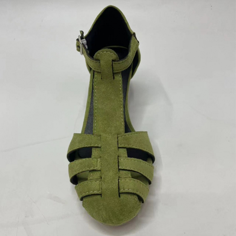 Sandal Wanita Hijau Suede Kitt - Home Office Makeover ulasan dan harga