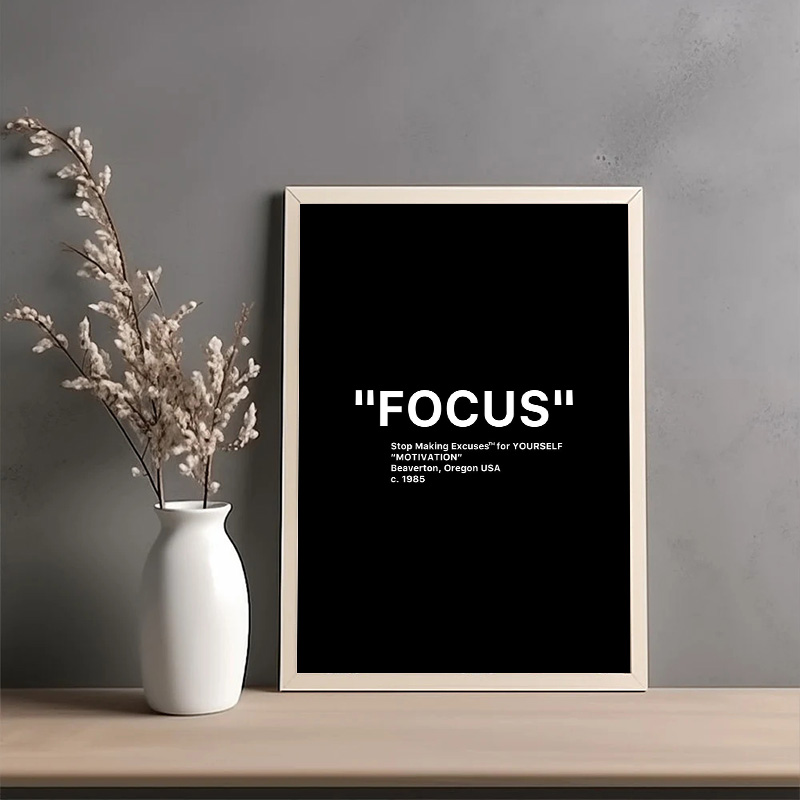 Poster Kanvas Cetak HD Kutipan - Home Office Room Inspiration ulasan dan harga