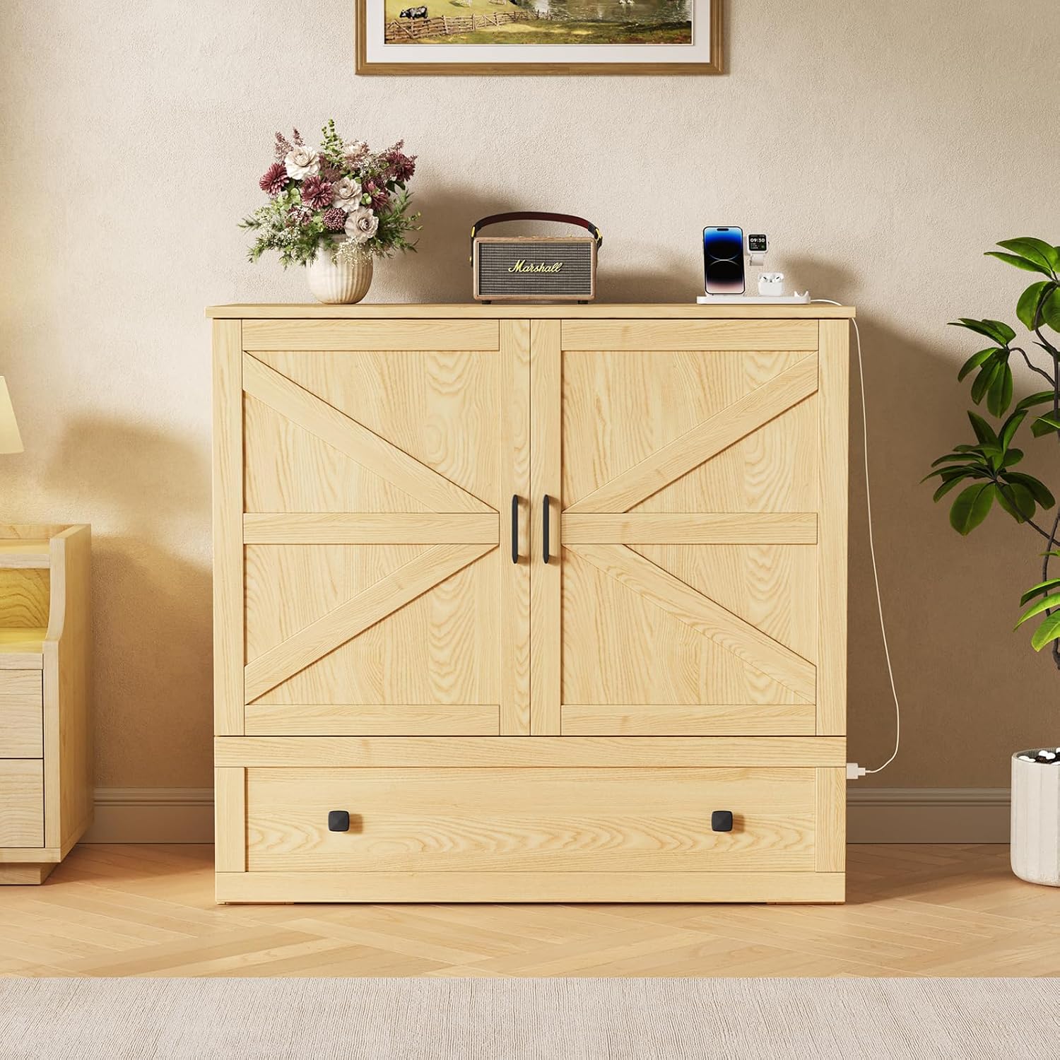 Tempat Tidur Lipat Murphy Hema - Home Office Guest Room ulasan dan harga