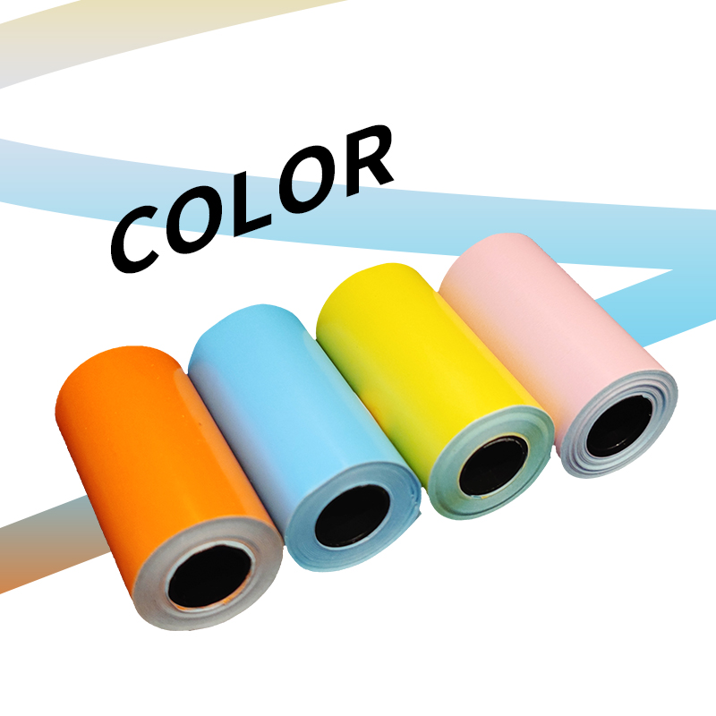 4 Roll 57*30MM warna termal pe - Label Maker Machine ulasan dan harga
