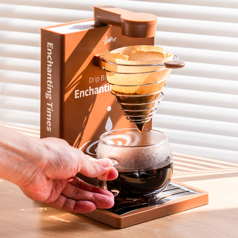 Mesin Kopi Elektrik dengan Ker - Home Office Library ulasan dan harga