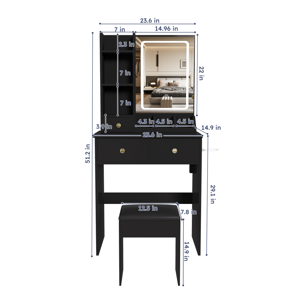 Meja Rias Modern Orraves, Dile - Desk Drawer Small ulasan dan harga