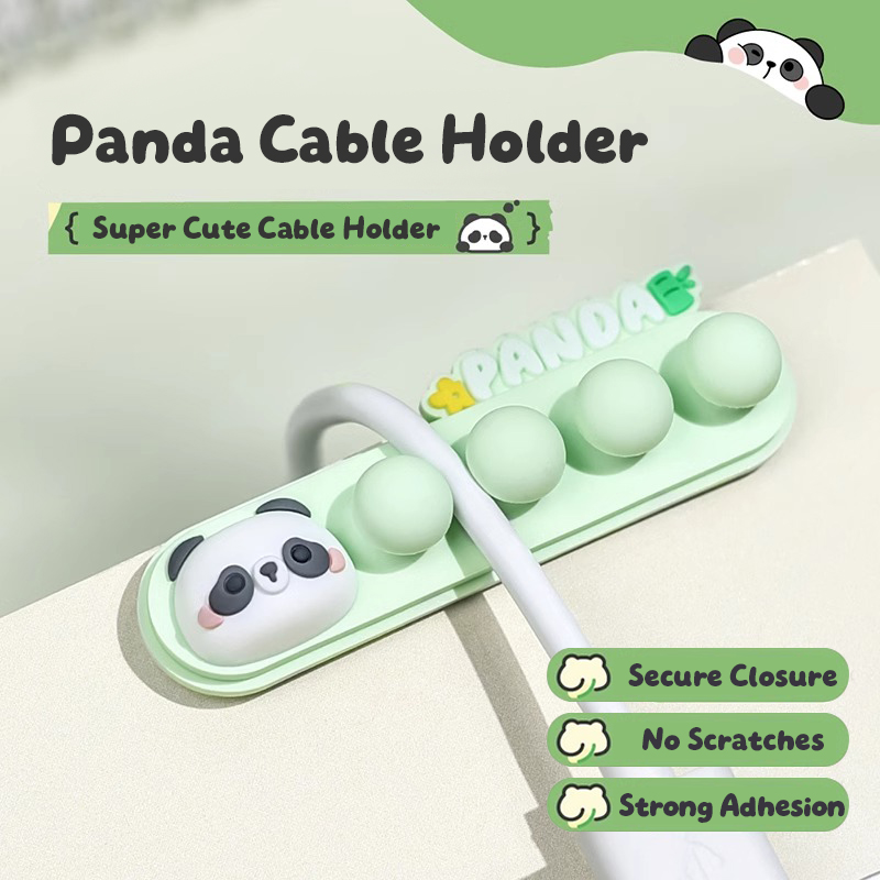 Penyangga Kabel Panda Kartun:  - Cable Management Box ulasan dan harga