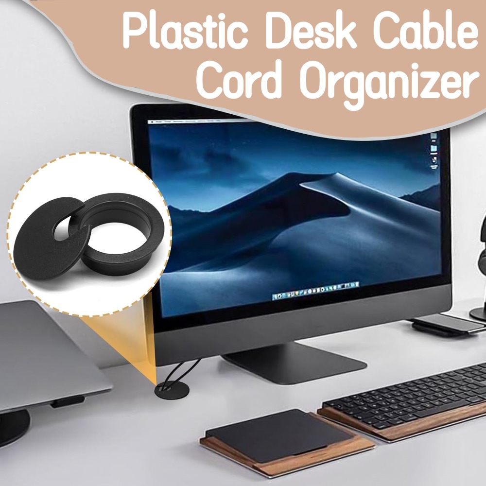 Penutup Lubang Kawat Plastik 1 - Home Office Hidden Desk ulasan dan harga