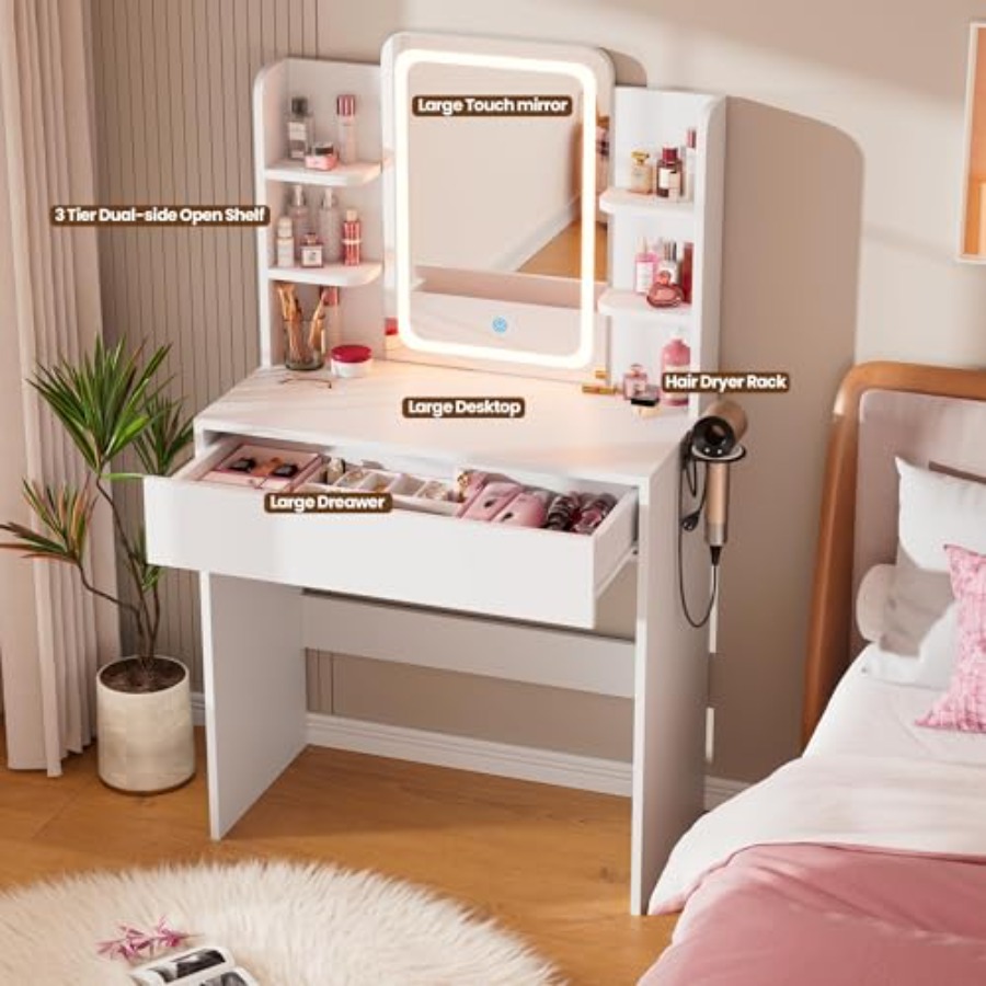 Meja rias kecil untuk kamar ti - Desk Drawer Small ulasan dan harga