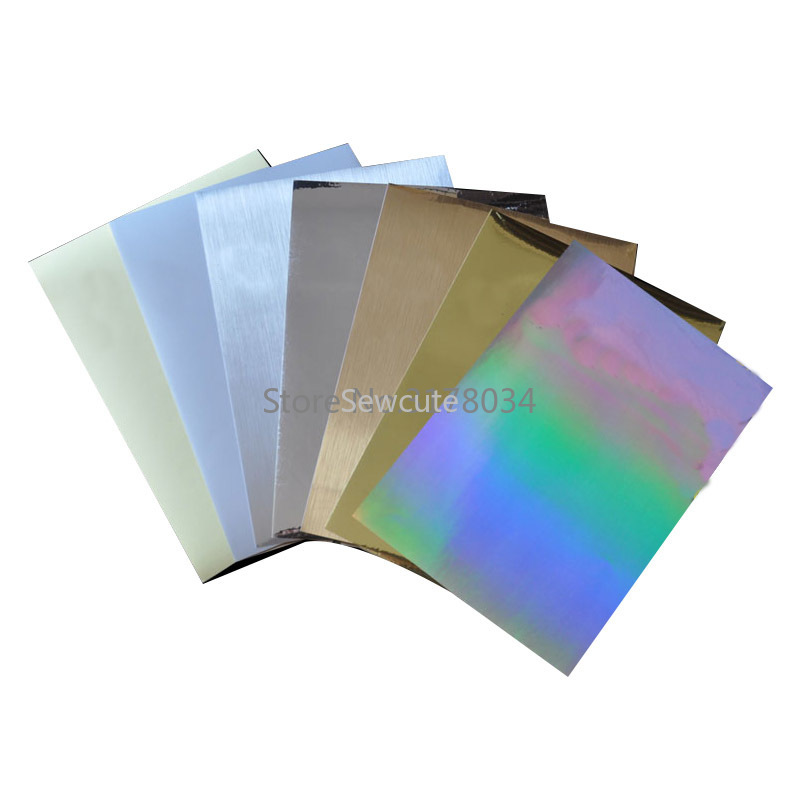 50 Pcs A4 Kosong Emas Transpar - Label Maker Machine ulasan dan harga