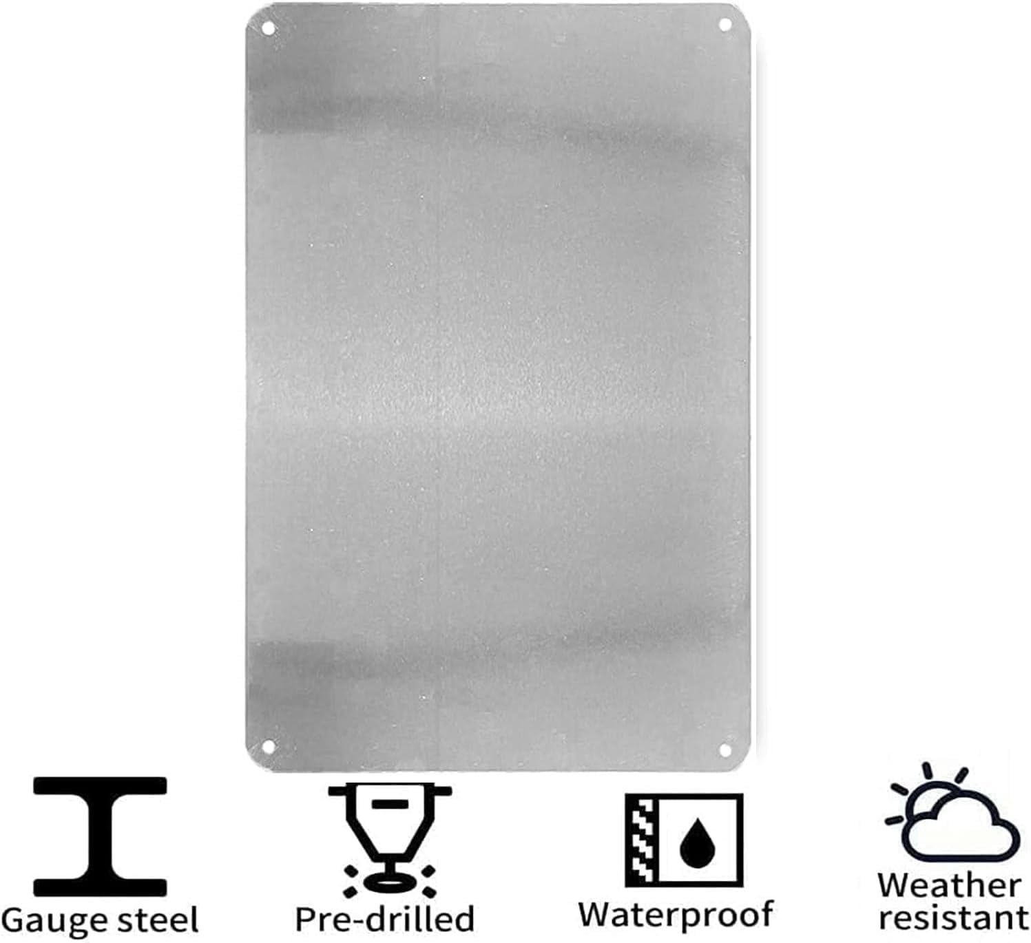 Papan Logam Goth Metal Bertuli - Home Office Inspiration ulasan dan harga
