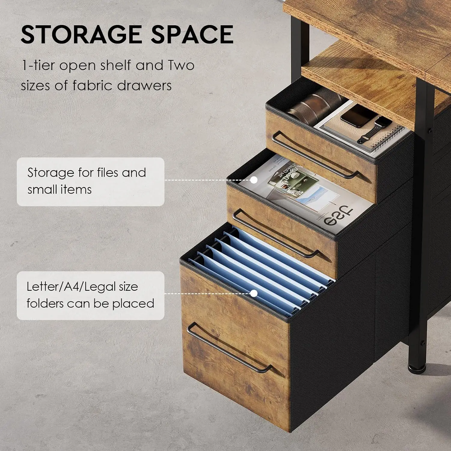 Meja Kecil dengan Laci, Meja K - Desk Drawer Small ulasan dan harga