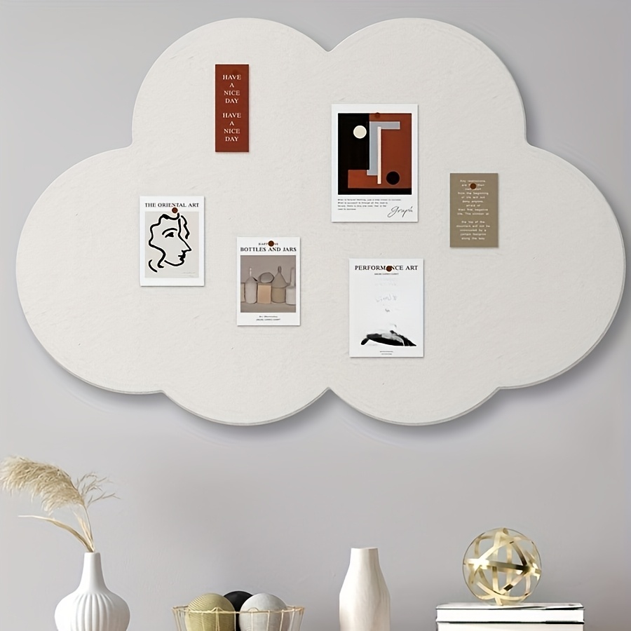 Papan Felt Berbentuk Awan, Pap - Home Office Backdrop ulasan dan harga