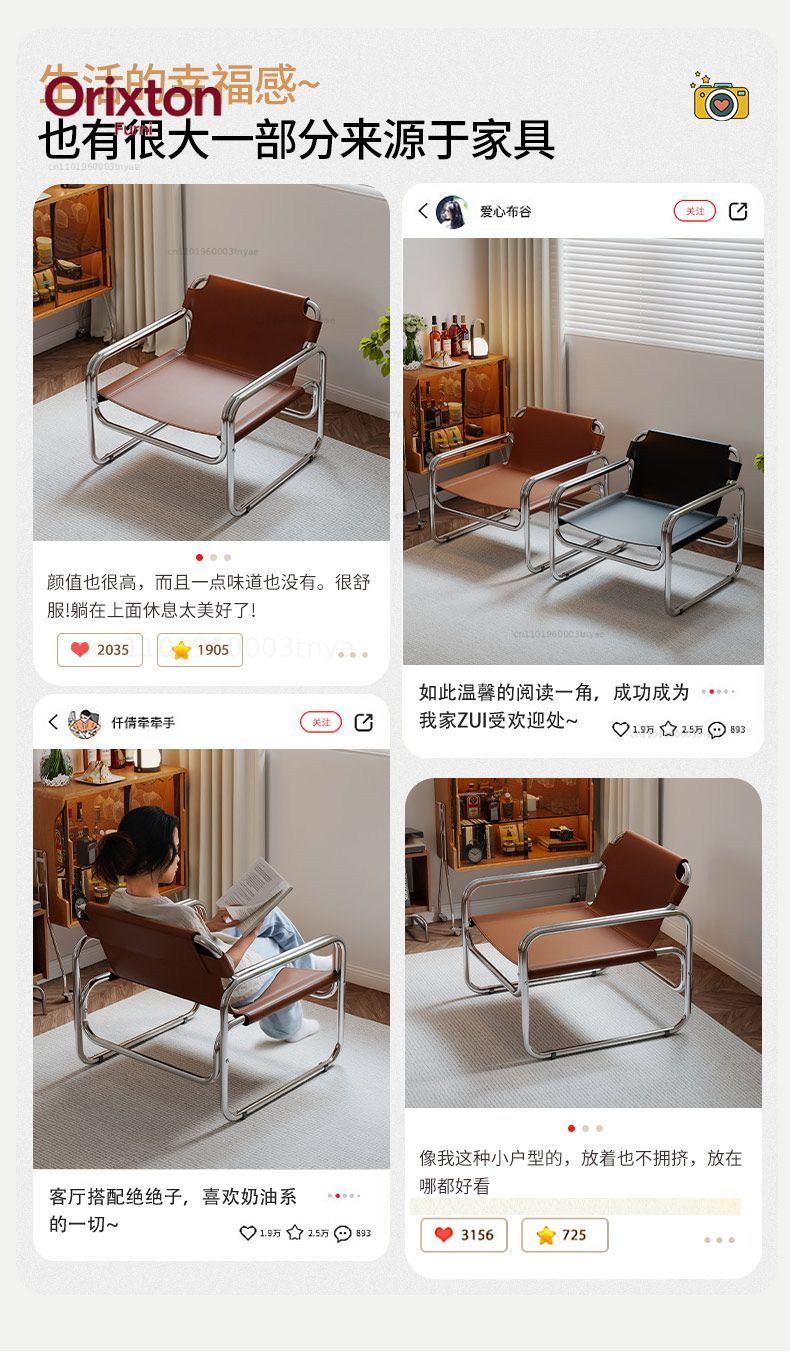 Kursi Santai Modern Beraksen K - Home Office Guest Room ulasan dan harga