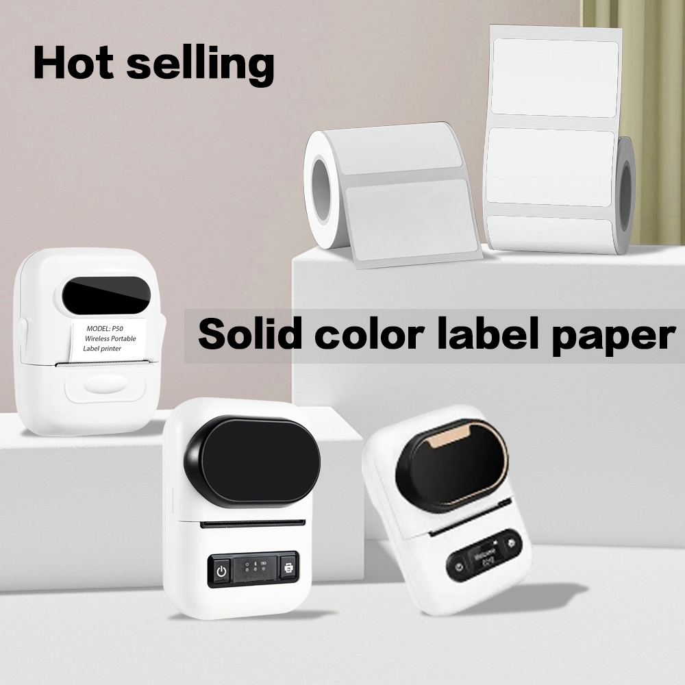 Label Persegi Putih 50x50mm/15 - Label Maker Machine ulasan dan harga