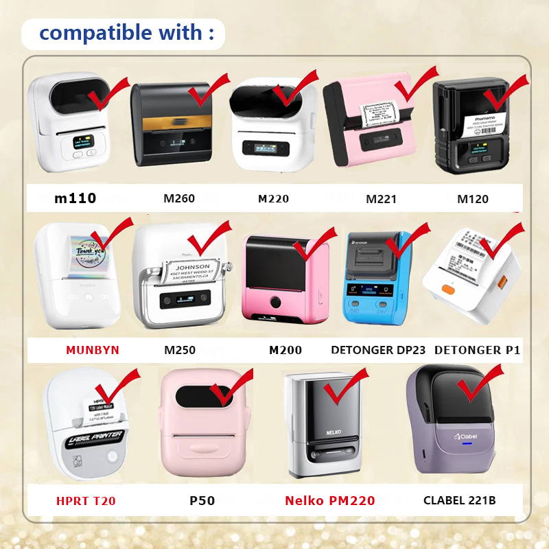 Label Persegi Putih 50x50mm/15 - Label Maker Machine ulasan dan harga