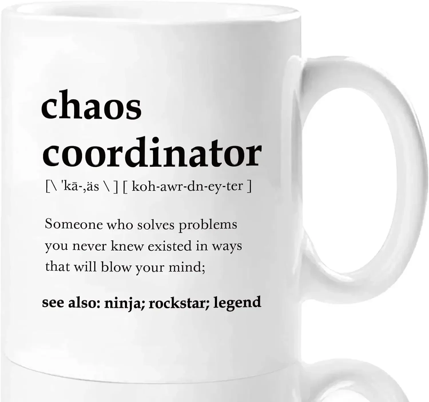 Mug Kopi Keramik dengan Defini - Home Office Dictionary ulasan dan harga