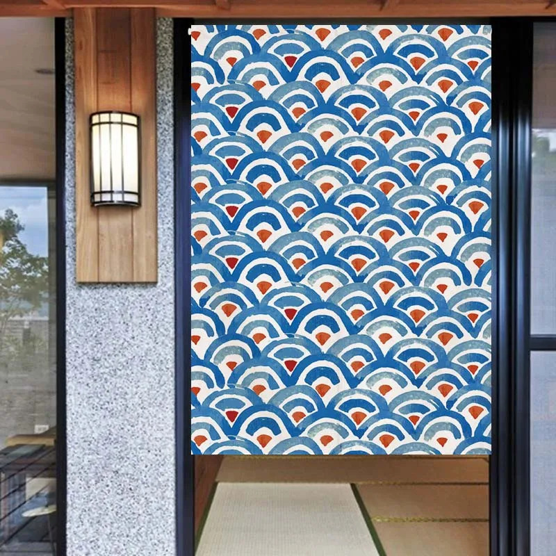 VIKAMA Ukiyo-E Tirai Noren Ter - Home Office Room Inspiration ulasan dan harga